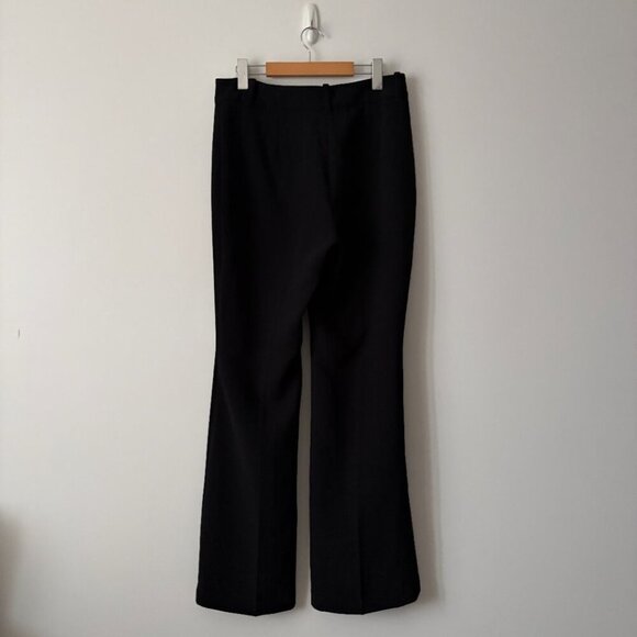 Aritzia Wilfred Cabaret Pant High Rise Slim Fit Flared Black Size 10 - Picture 7 of 10